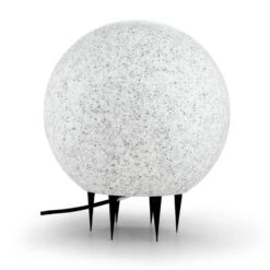 Shinestone L Kugelleuchte Außenleuchte Gartenlampe 40cm Steinoptik -Wrights Gartenladen 10027664 yy 0003 titel Lightcraft Shinestone L Kugelleuchte