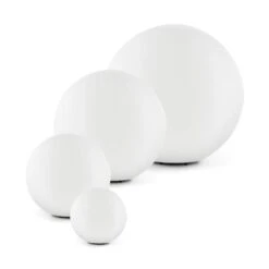 Shineball L Kugelleuchte Außenleuchte Gartenlampe 40cm Weiß 7 Shineball L Kugelleuchte Außenleuchte Gartenlampe 40cm Weiß -Wrights Gartenladen 10027665 yy 0005 titel set Lightcraft Shineball L Kugelleuchte