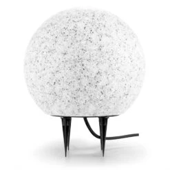 Shinestone M Kugelleuchte Außenleuchte Gartenlampe 30cm Steinoptik -Wrights Gartenladen 10027666 yy 0003 titel Lightcraft Shinestone M Kugelleuchte