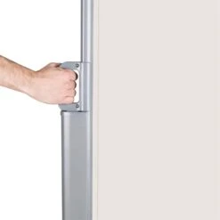 Bari 316 Seitenmarkise Seitenrollo 300x160cm Aluminium Creme -Wrights Gartenladen 10028013 yy 0004 titel Blumfeldt Bari 316 Seitenmarkise