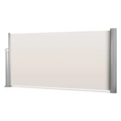 Bari 316 Seitenmarkise Seitenrollo 300x160cm Aluminium Creme -Wrights Gartenladen 10028013 yy 0008 titel Blumfeldt Bari 316 Seitenmarkise
