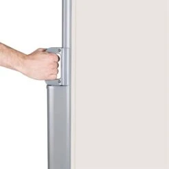 Bari 318 Seitenmarkise Seitenrollo 300x180cm Aluminium Creme -Wrights Gartenladen 10028016 yy 0004 titel Blumfeldt Bari 318 Seitenmarkise