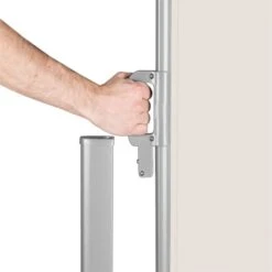 Bari 320 Seitenmarkise Seitenrollo 300x200cm Aluminium Creme -Wrights Gartenladen 10028019 yy 0005 titel Blumfeldt Bari 320 Seitenmarkise