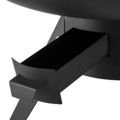 Delion Galgen-Schwenkgrill Feuerschale Ø80cm Hochfuß Seilzug Edelstahl -Wrights Gartenladen 10028487 yy 0010 logo