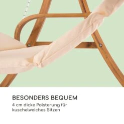 Maui Hollywoodschaukel 110 Cm 2-Sitzer Sonnensegel Polyester Lärche -Wrights Gartenladen 10029199 de 0005 logo