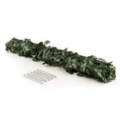 Fency Dark Ivy Sichtschutzzaun Windschutz 300x100 Cm Efeu Dunkelgrün -Wrights Gartenladen 10029242 yy 0006 titel Blumfeldt Fency Dark Ivy Sichtschutz 3x1m Efeu