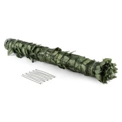 Fency Dark Leaf Sichtschutzzaun Windschutz 300x150 Cm Dunkelgrün Mix -Wrights Gartenladen 10029249 yy 0006 titel Blumfeldt Fency Dark Leaf Sichtschutz