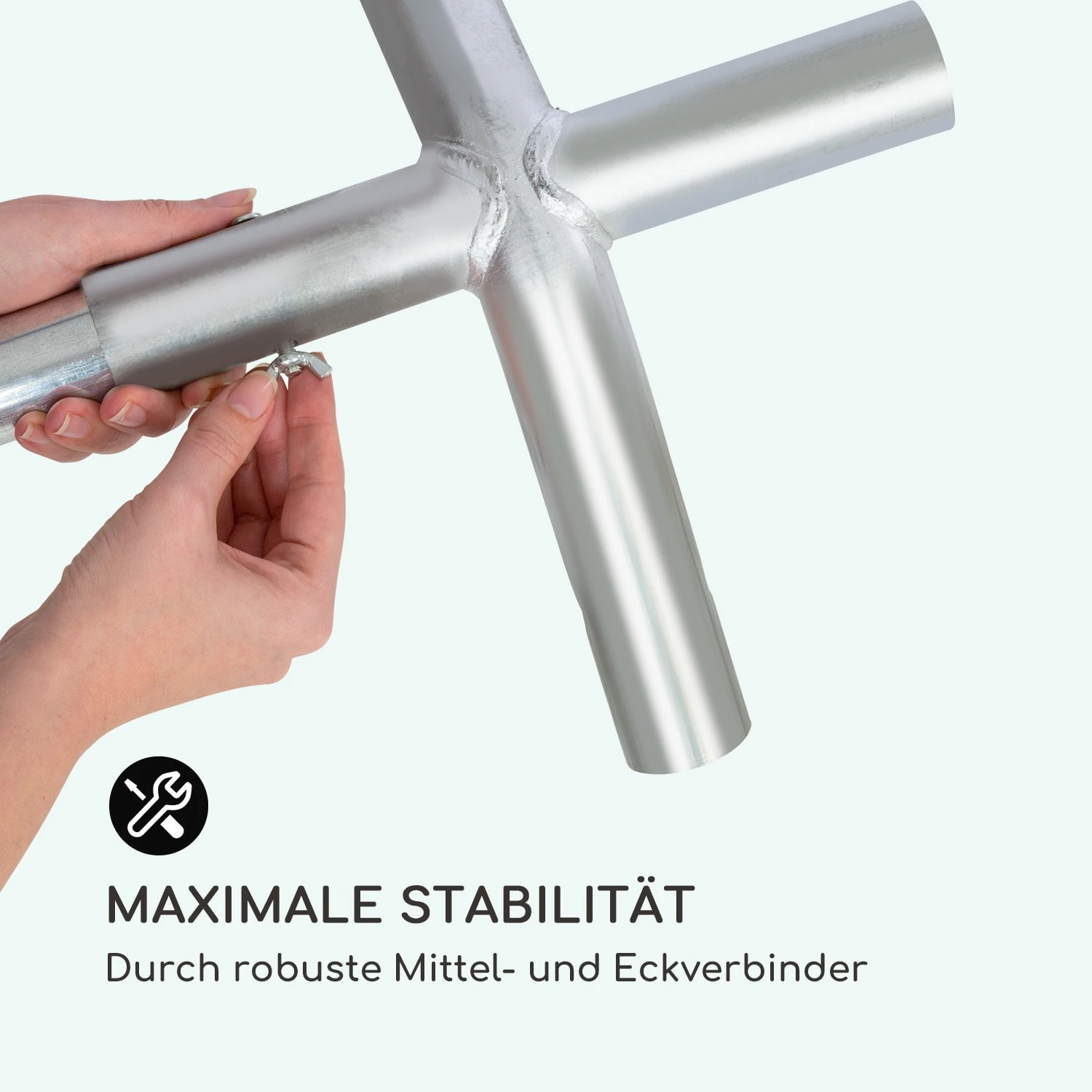 Sommerfest 4x6m 500 G/m² Partyzelt Festzelt PVC Wasserdicht Feuerfest 6 Sommerfest 4x6m 500 G/m² Partyzelt Festzelt PVC Wasserdicht Feuerfest – Bild 6