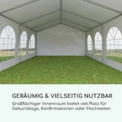 Sommerfest 4x8m 500 G/m² Partyzelt Festzelt PVC Wasserdicht Verzinkt -Wrights Gartenladen 10029436 de 0003 logo