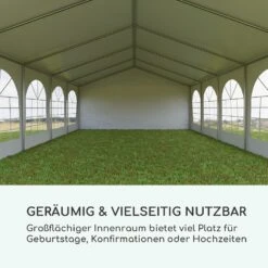 Sommerfest 5x10m 500 G/m² Partyzelt Festzelt PVC Wasserdicht Verzinkt -Wrights Gartenladen 10029441 de 0003 logo