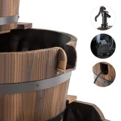 Cascada 2G Kaskadenbrunnen Gartenbrunnen Springbrunnen 12 W 800 L/h -Wrights Gartenladen 10029657 uk 0003 detail