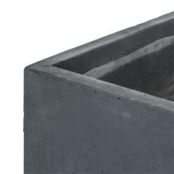 Solidflor Pflanzkübel Pflanzgefäß 79,5x38x38 Cm Fiberton Anthrazit -Wrights Gartenladen 10029841 yy 0003 detail Blumfeldt Solidflor Pflanztopf