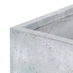 Solidflor Pflanzkübel Pflanzgefäß 79,5x38x38 Cm Fiberton Grau -Wrights Gartenladen 10029842 yy 0003 detail Blumfeldt Solidflor Pflanztopf