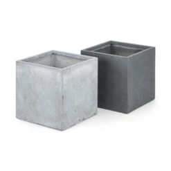 Solidflor Pflanzkübel Pflanzgefäß 79,5x38x38 Cm Fiberton Grau -Wrights Gartenladen 10029842 yy 0005 variant Blumfeldt Solidflor Pflanztopf