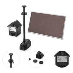 Wasserwerk 250 Wasserpumpe Solar Springbrunnen 250 L/h LED Akku -Wrights Gartenladen 10029901 yy 0005 titel Blumfeldt Wasserwerk 250 Solar Springbrunnen LED