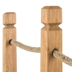 Rialto Gartenbrücke Zierbrücke 58x58x122cm (BxHxT) Tau Massivholz -Wrights Gartenladen 10030331 yy 0005 detail Blumfeldt Rialto Gartenbruecke 58x58x122cm