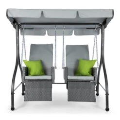 Concordia Hollywoodschaukel Gartenschaukel 185 Cm 2 Sitze Sonnendach -Wrights Gartenladen 10030566 yy 0003 detail Blumfeldt Concordia Hollywoodschaukel