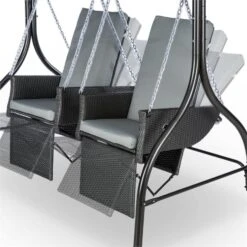 Concordia Hollywoodschaukel Gartenschaukel 185 Cm 2 Sitze Sonnendach -Wrights Gartenladen 10030566 yy 0005 detail Blumfeldt Concordia Hollywoodschaukel