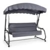 High Society Hollywoodschaukel Gartenschaukel 220 Cm Grau