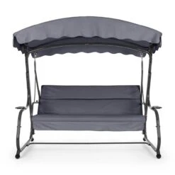 High Society Hollywoodschaukel Gartenschaukel 220 Cm Grau -Wrights Gartenladen 10030611 yy 0003 detail Blumfeldt High Society Hollywoodschaukel dunkelblau