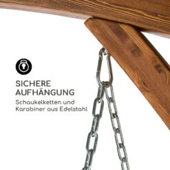 Aruba Hollywoodschaukel Gartenschaukel 130 Cm 2-Sitzer Massivholz -Wrights Gartenladen 10030685 de 0006 logo