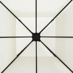 Odeon Beige Pavillon Partyzelt Festzelt 3x3m Stahl Polyester Hellbeige -Wrights Gartenladen 10030687 yy 0004 detail Blumfeldt Odeon Beige Pavillon Partyzelt hellbeige