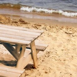 Picknicker 180 Picknicktisch Gartengarnitur Tisch Bank 32mm FSC-Kiefer -Wrights Gartenladen 10030717 yy 0003 ambient Blumfeldt Picknicker 180 Kombibank reedit v2