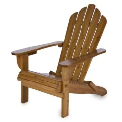 Vermont Gartenstuhl Adirondack-Stil Tannenholz 73x88x94 Klappbar Braun -Wrights Gartenladen 10031006 yy 0007 front Blumfeldt Vermont Gartenstuhl braun