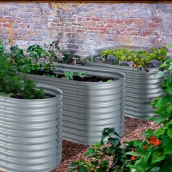 High Grow Hochbeet Gartenbeet 1,6m Zink-Alu-Beschichtung Silber -Wrights Gartenladen 10031113 uk 0003 logo