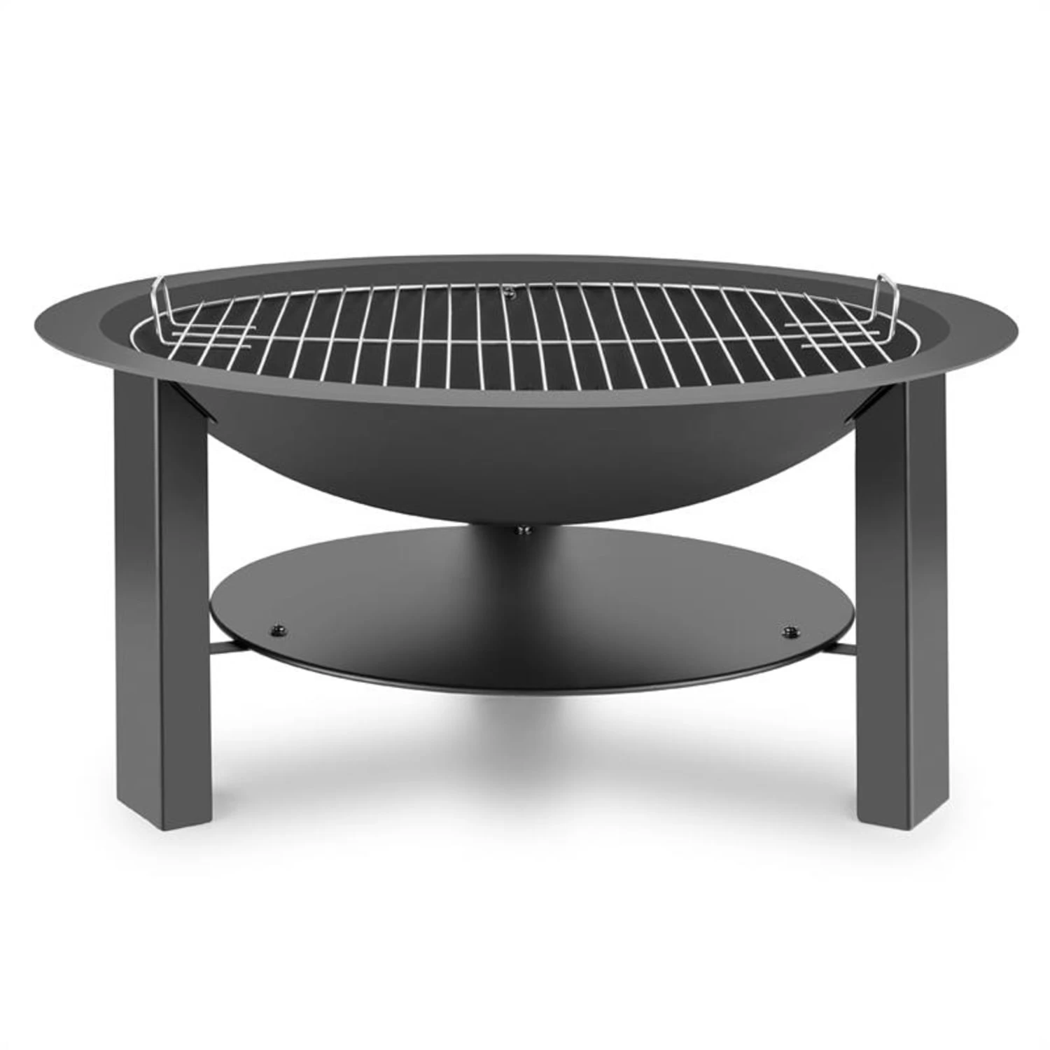 Mithras Feuerschale Ø75cm Funkenschutz Ø60cm Grillrost Gusseisen Stahl 2 Mithras Feuerschale Ø75cm Funkenschutz Ø60cm Grillrost Gusseisen Stahl – Bild 2