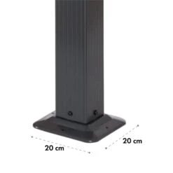 Pantheon 3x3 Pergola Vordach 3x3m Aluminium Sonnendach Polyester Grau 16 Pantheon 3x3 Pergola Vordach 3x3m Aluminium Sonnendach Polyester Grau -Wrights Gartenladen 10031882 yy 0008 logo Blumfeldt Pantheon 3x3 Pergola Vordach 3x3m grau