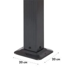 Pantheon 3x6 Pergola Vordach 3x6m Aluminium Sonnendach Polyester Beige -Wrights Gartenladen 10031884 yy 0008 logo Blumfeldt Pantheon Pergola Vordach 3x6m beige