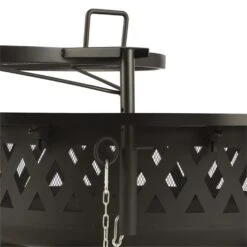 Rosario 3-in-1-Feuerschale Ø120cm | 70cm Grill | Tischplatte Stahl 13 Rosario 3-in-1-Feuerschale Ø120cm | 70cm Grill | Tischplatte Stahl -Wrights Gartenladen 10032141 yy 0006 detail Blumfeldt Rosario 3in1 Feuerschale