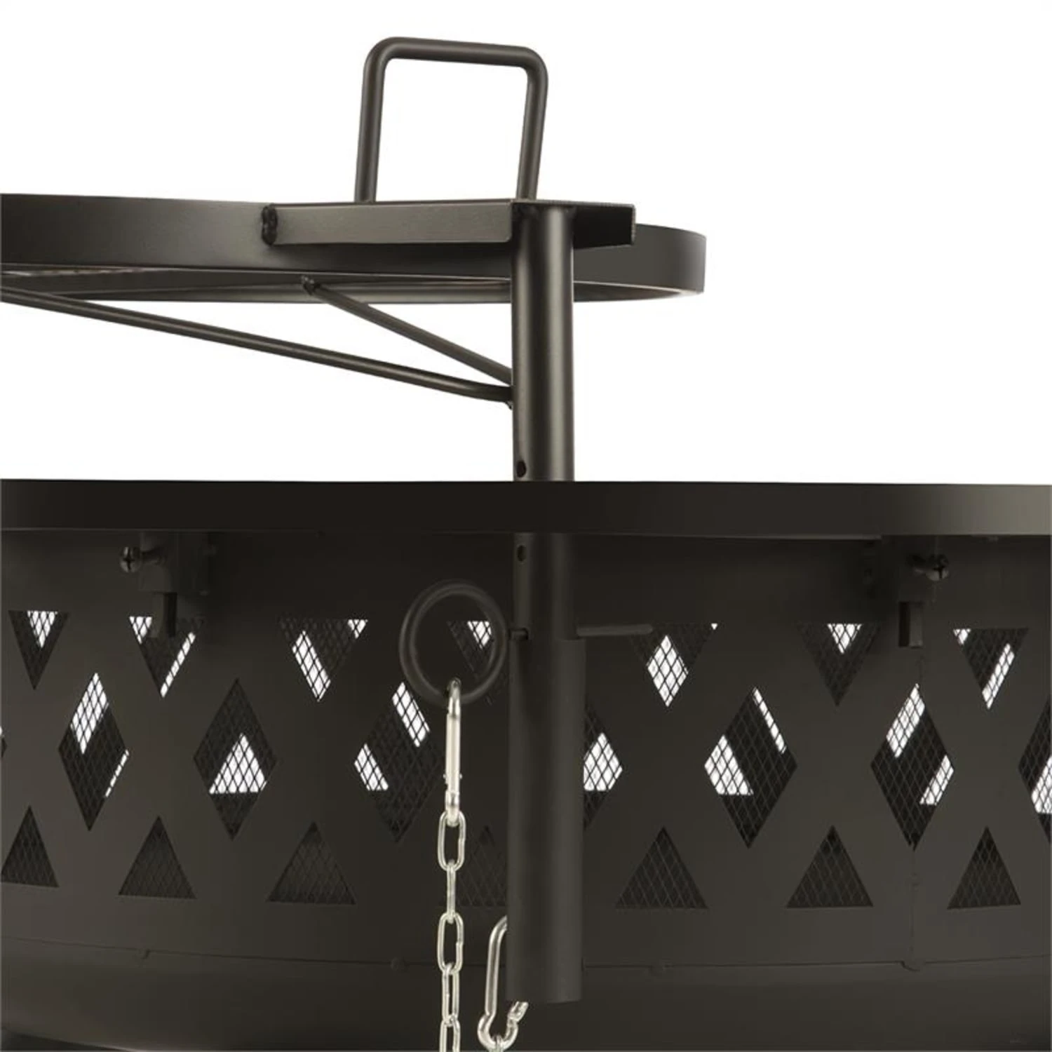 Rosario 3-in-1-Feuerschale Ø120cm | 70cm Grill | Tischplatte Stahl 6 Rosario 3-in-1-Feuerschale Ø120cm | 70cm Grill | Tischplatte Stahl – Bild 6