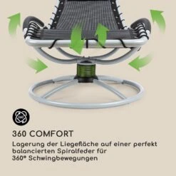 The Chiller Schwingliege 77x85x173cm 360 Comfort ComfortMesh Schwarz -Wrights Gartenladen 10032242 de 0003 logo