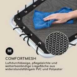 The Chiller Schwingliege 77x85x173cm 360 Comfort ComfortMesh Schwarz -Wrights Gartenladen 10032242 de 0006 logo