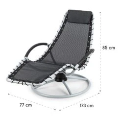 The Chiller Schwingliege 77x85x173cm 360 Comfort ComfortMesh Schwarz -Wrights Gartenladen 10032242 yy 0010 logo