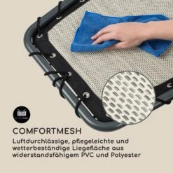 The Chiller Schwingliege 77x85x173cm 360 Comfort ComfortMesh Beige -Wrights Gartenladen 10032243 de 0006 logo