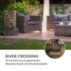 River Crossing Gartenbrunnen In/Outdoor 6W Pumpe 10m Kabel Verzinkt -Wrights Gartenladen 10032260 de 0007 logo