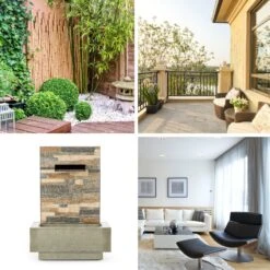 Watergate Gartenbrunnen In/Outdoor 15W Pumpe 10m Kabel Verzinkt -Wrights Gartenladen 10032262 yy 0007 ambient