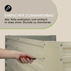 High Grow Straight Hochbeet 180x60x90cm 970l Stahl Verzinkt Silber -Wrights Gartenladen 10032316 de 0004 logo