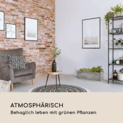 Solidflor Pflanztopf 75 X 20 X 20 Cm Fiberglas In-/Outdoor Hellgrau -Wrights Gartenladen 10032501 de 0003 logo