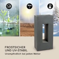Airflor Pflanztopf 45 X 100 X 27 Cm Fiberglas In-/Outdoor Dunkelgrau -Wrights Gartenladen 10032502 de 0005 logo