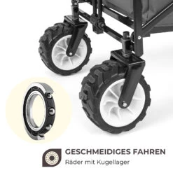 Easy Rider Bollerwagen Bis 70kg Teleskopstange Zusammenklappbar Grau -Wrights Gartenladen 10032541 de 0004 logo