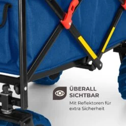 Easy Rider Bollerwagen Bis 70kg Teleskopstange Zusammenklappbar Blau -Wrights Gartenladen 10032542 de 0005 logo