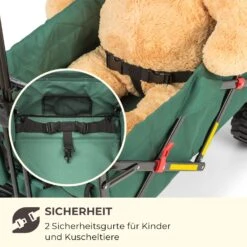 Easy Rider Bollerwagen Bis 70kg Teleskopstange Zusammenklappbar Grün -Wrights Gartenladen 10032543 de 0009 logo