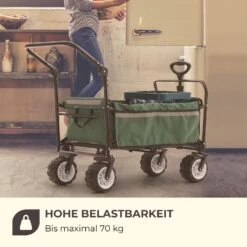 Easy Rider Bollerwagen Bis 70kg Teleskopstange Zusammenklappbar Grün -Wrights Gartenladen 10032543 de 0010 logo
