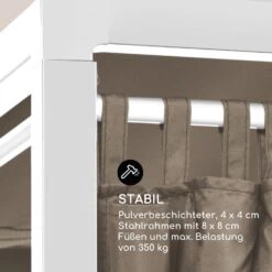 Senator Lounge Gartenliege 188x208x205cm Sonnendach Polyester Stahl -Wrights Gartenladen 10032569 de 0007 logo