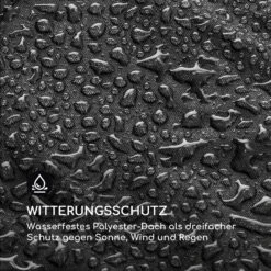 Eremitage Ersatzdach Sonnenschutz Polyester Wasserdicht Grau -Wrights Gartenladen 10032575 de 0003 logo