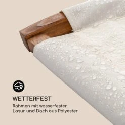 Mauritius Schwingliege Mit Dach ComfortMesh 180kg Max.wetterfest Creme -Wrights Gartenladen 10032587 de 0007 logo